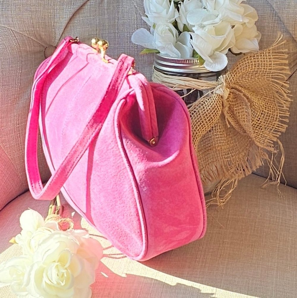 Vintage Kisslock Framed Bag Purse Bundle ( x 3 ) Pink / Purple - Picture 5 of 16